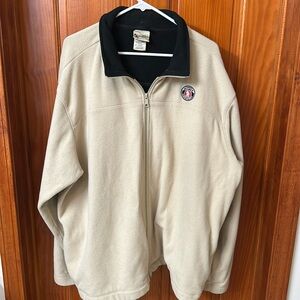 Disney Vintage Men's Brown Full-Zip Fleece Disneyland Resort Jacket Size XXL